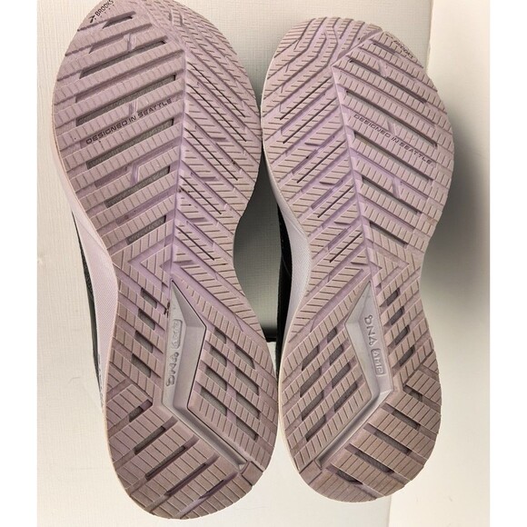 Brooks Womens 10 Levitate Stealthfit 5 1203591B056 Black Lilac EU42 - Picture 7 of 8